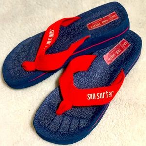 Surfers flip flops
